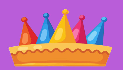 Colorful-Cartoon-Crown-Image-Festive-Celebration-Clip-Art-Whimsical-Party-Decoration-Playful-Crown-Graphic-Cheerful-Birthday-Crown-For-Kids-Design
