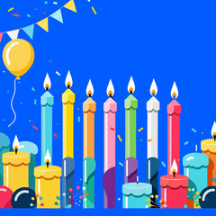 Colorful-Celebration-Illustration-Birthday-Party-Festivities-Candles-Balloons-Confetti-Festive-Background-Party-Decorations-Fun-Event-Celebratory-Greeting