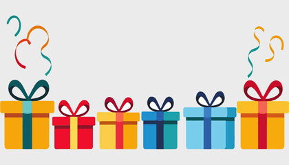 Colorful-Gift-Boxes-Illustration-Perfect-for-Birthday-Christmas-Celebration-Offers-Festive-Background-with-Confetti-Add-Joy-to-Your-Design