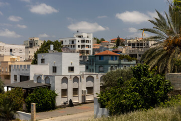 Baqa al-Gharbiya, Israel, 22 May 2025,  An Overhead View of a Town in Israel.