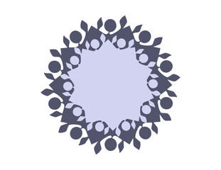 Obraz premium flourish border, outline design, intricate design frame, oval design frame, color frame, wrap frame, wrapping, text wrapping, text frame, frame, floral framing, floral border, spring frame, summer