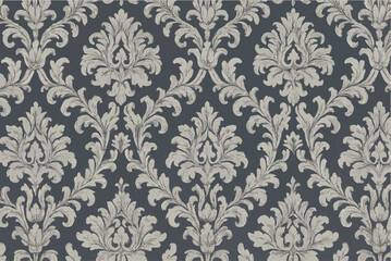 Vintage Damask Seamless Pattern