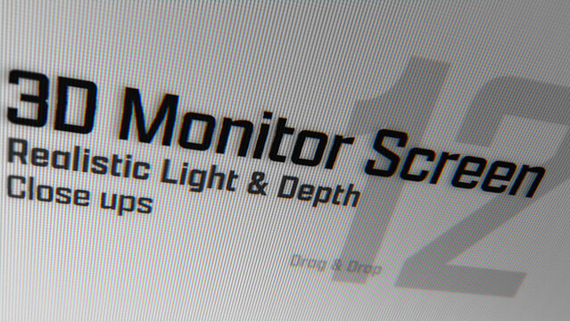 3D Monitor Screen Animations (12) | Animated Camera Close Ups (Drag & Drop)