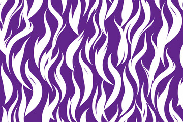 Purple and white flames pattern wallpaper