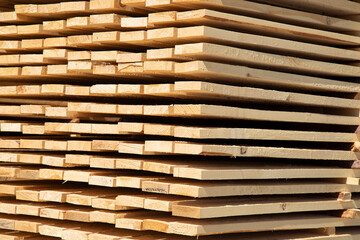 Edged boards.Building material.The material is made of wood.