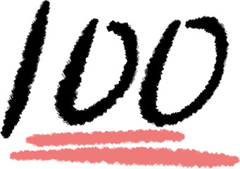 숫자,넘버,한글,글자,100,100점,만점