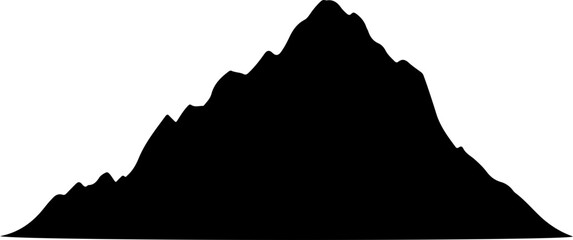 low poly geometric mountain landscape