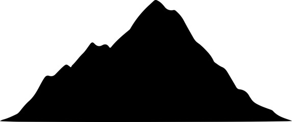 low poly geometric mountain landscape