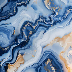 blue and white flat lay style background, in minimalist marbled tones