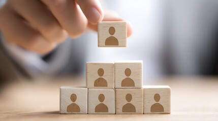 Effective human resource management for organizational growth, Focus on recruitment, leadership, Team building to establish an effective organizational structure and improve management efficiency.