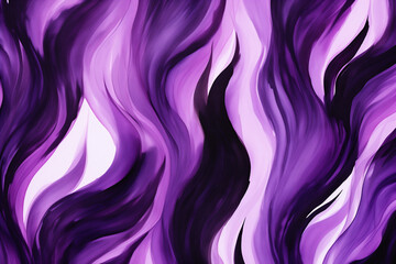 Watercolor purple and black flames pattern wallpaper