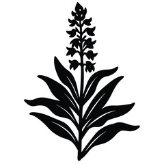 black and green leaves