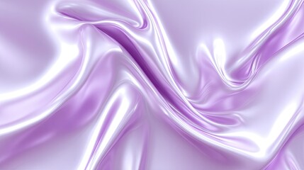 Fototapeta premium Lilac Silk Waves Abstract Smooth Fabric Texture with Elegant Background.