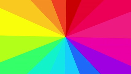 A vibrant radial burst of rainbow colors spinning from the center, creating a dynamic and abstract visual motion effect. - Powered by Adobe
