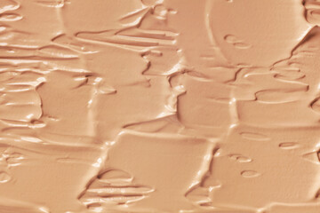 Makeup liquid foundation medium color tone smudge blur cream background