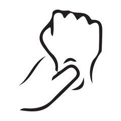 Massage Icon For Therapeutic Art