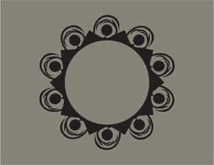 flourish border, outline design, intricate design frame, oval design frame, color frame, wrap frame, wrapping, text wrapping, text frame, frame, floral framing, floral border, spring frame, summer