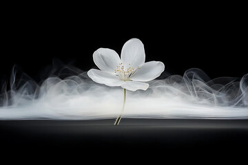 White Blossom in Smoky Studio