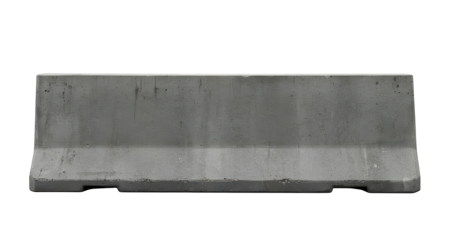 road barricade isolated on white background