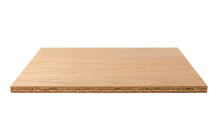 wood board isolated on white