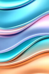 Smooth iridescent stone texture with rainbow reflections and pastel layers, fantasy-inspired background