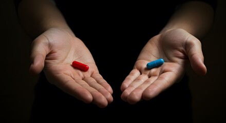 red and blue pill 