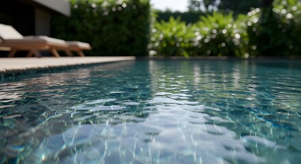pool water closeup