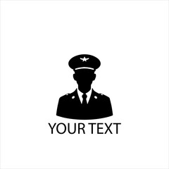 Veteran Soldier Logo Design – Military Tribute Emblem Vector Isolated on White Background