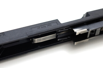 Target special pistol of swiss production with two caliber adapters