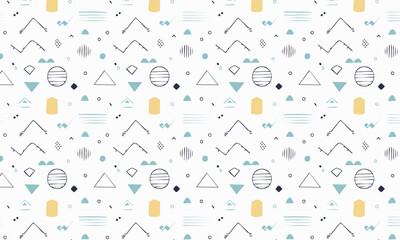 Sleek Minimalist Abstract Pattern with Thin Lines and Minimal Shapes