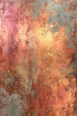 Copper Rust Metal Texture Background