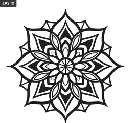 Obraz premium Modern Geometric Mandala Art