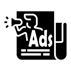 advertising Solid icon