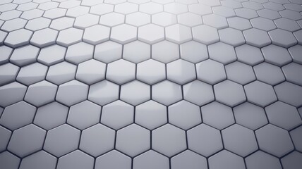 Naklejka premium Abstract Hexagon Pattern Modern Geometric Background