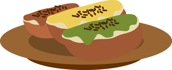 indonesian snack caled kue pukis