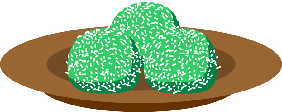 indonesian snack caled onde onde