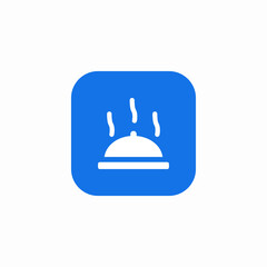 warm food icon sign vector