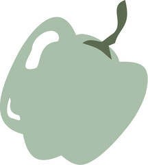 illustration of a green peppers
