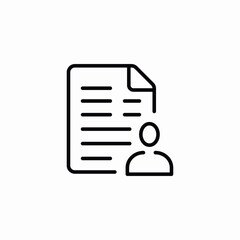 account documents icon sign vector