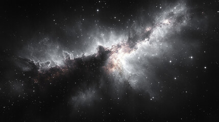 Obraz premium man in the space