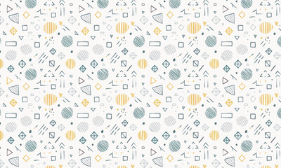 Airy Minimalist Abstract Shapes - Scandinavian Thin Line Design