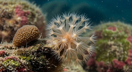 coral reef in the sea