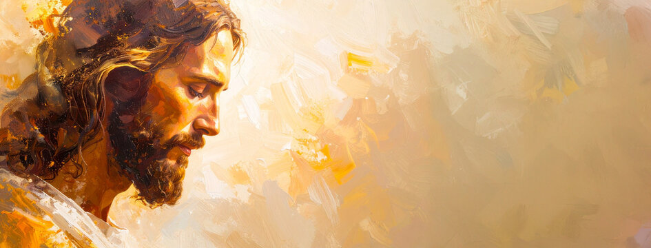 Abstract Illustration - Face of Jesus Christ