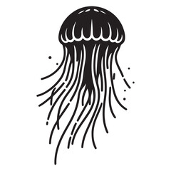 Tribal Jellyfish Vector Illustration