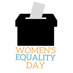 Women's Equality Day background. August. Suitable for geometric templates, web banners dedicated to women's history month. Women's equality day concept. Posters, greeting cards, banners