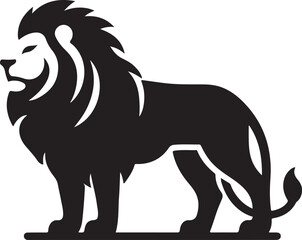 Lion Vector Silhouette Icon