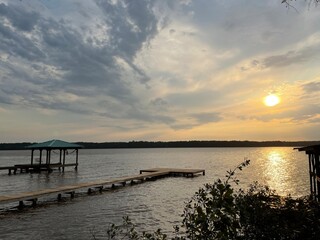 Fototapeta premium sunset at the pier