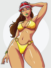 Elf girl in bikini © ObedRGB