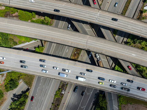 Highway interchange from above 2