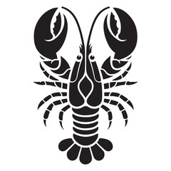 Lobster Vector Silhouette Icon